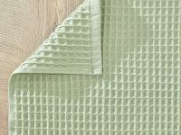 Полотенце вафельное Lorgo, зеленое