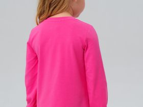 Джемпер трикотажный для девочек (футболка с длинными рукавами)