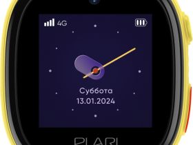 Умные часы Elari 4G Lite Жёлтые