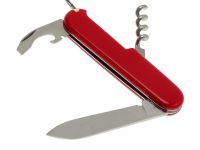 Нож перочинный Victorinox Waiter, сталь X55CrMo14, рукоять Cellidor®, красный, 9 функций, 84мм