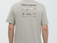 Футболка из хлопка с принтом