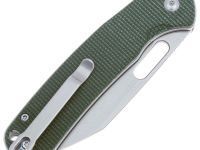 Складной нож CJRB Pyrite, сталь  AR-RPM9, рукоять зеленая микарта