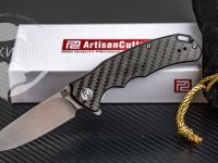 Складной нож Artisan Tradition mini,  сталь D2, рукоять карбон