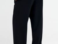 Широкие брюки с шерстью, Черный