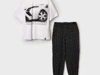 Комплект трикотажный для мальчиков: фуфайка (футболка), брюки