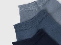 Короткие носки, 3 пары, Серый