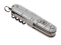 Нож перочинный Victorinox Huntsman, сталь X55CrMo14, рукоять Cellidor®, серый, 15 функций, 91мм