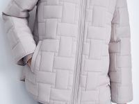 Утепленная куртка свободного силуэта