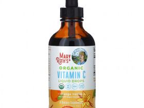 MaryRuth Organics, Органический витамин C в жидких каплях, апельсин и ваниль, 120 мл (4 жидк. Унции)