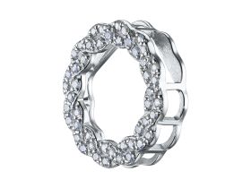 Подвеска из белого золота с бриллиантами э4701пд09210006