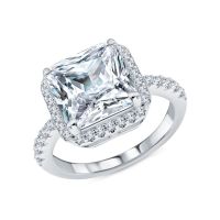 Серебряное кольцо с фианитами