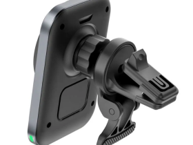 Автомобильный держатель Wiwu Freelander CH-314 MagSafe 15W в воздуховод для смартфона (Black)