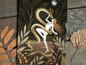 Поэтический постер Дворникова А. "Укротительница Змей"