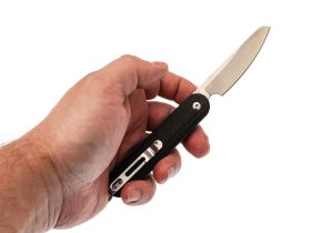 Складной нож Rapax Mimi, сталь VG-10, рукоять микарта, черный