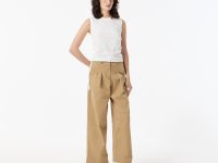 Женский топ Lacoste из эластичного хлопка