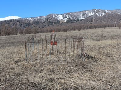 Одиночная могила бойца красногвардейца