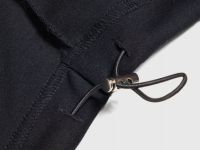 Толстовка на молнии для девочек, Черный