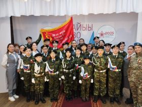 Жители Уолбутского наслега Абыйского района встретили Знамя Победы