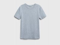 Футболка в рубчик, Серый