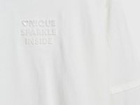 Лонгслив с вышивкой для девочек, Белый