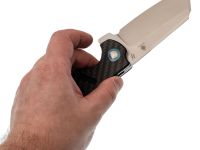 Складной нож Kizer C01C XL, сталь 154CM, рукоять carbon