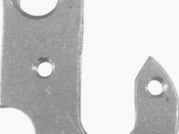 Держатель заднего переключателя &quot;петух&quot; Meta №200 фрезерованный (серебристый)