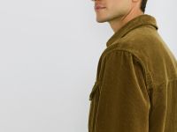 Рубашка из вельвета, Желтый