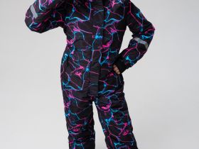 Комбинезон текстильный с полиуретановым покрытием для девочек