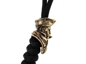 Бронзовая бусина Пират с темляком