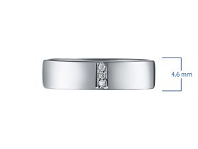 Кольцо из белого золота э4712кц10153700