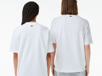 Футболка Lacoste оверсайз унисекс из органического хлопка