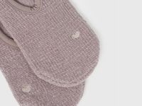 Короткие носки с противоскользящими точками, Бежевый