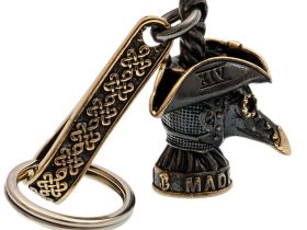 Брелок Чумной Доктор, бронза