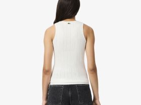 Женский спортивный топ Lacoste из смеси органического хлопка