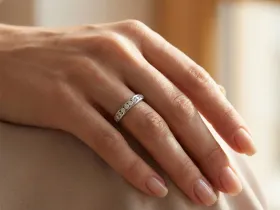 Кольцо из белого золота э4712кц03220908