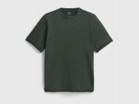 Футболка с текстовым принтом, Зеленый