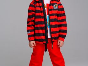 Куртка текстильная с полиуретановым покрытием для мальчиков (ветровка)