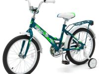 Детский велосипед Stels Talisman 18 Z010, год 2025, цвет Синий-Зеленый