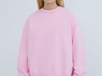 Базовая толстовка оверсайз, Розовый