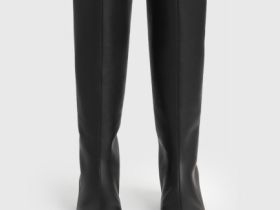 Сапоги из натуральной кожи, Черный