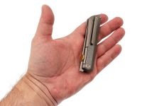 Складной нож Kizer Quoll, сталь S45VN, рукоять Titanium&Rainbow Damascus