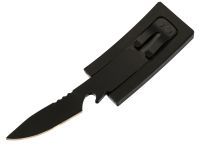 Ремень-нож, экокожа, нержавеющая сталь 440