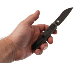 Складной нож Kizer Klipper, сталь 154CM, рукоять микарта