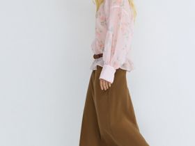 Юбка А-силуэта из модала, Оранжевый