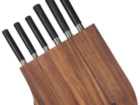 Подставка для ножей универсальная Woodinhome KS023UWN, орех