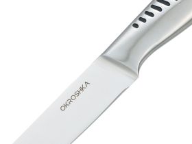 Нож кухонный универсальный Okroshka Wasabi 12.3 см, сталь 5cr15mov