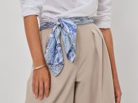 Платок шейный Divina, голубой II