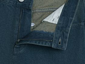 Свободные джинсы Bow, Синий