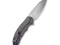 Складной нож We Knife Makani, сталь CPM-20CV, рукоять титан, серый