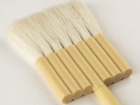 Кисть из козы "Сонет", трубчатый флейц, 7 линий, бамбуковая ручка, №50 (50 мм)